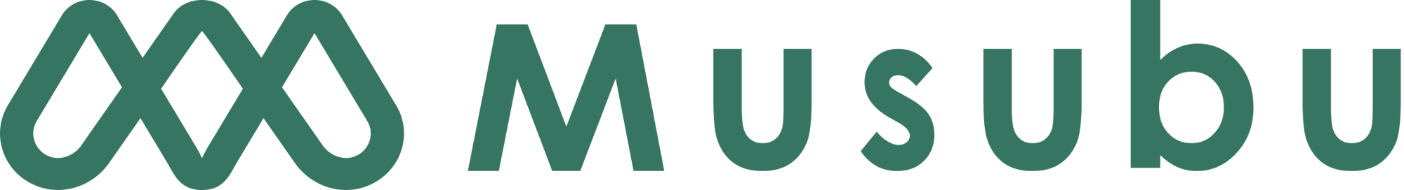 Musubu繝ュ繧ウ繧・musubu-logo-green_yoko